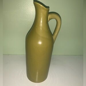 Olive Green Ceramic Pitcher
